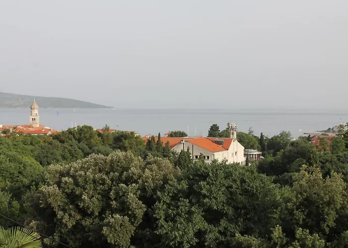 Serene Sea View Krk With Balcony - Two Bedroom With Sea View And Balcony